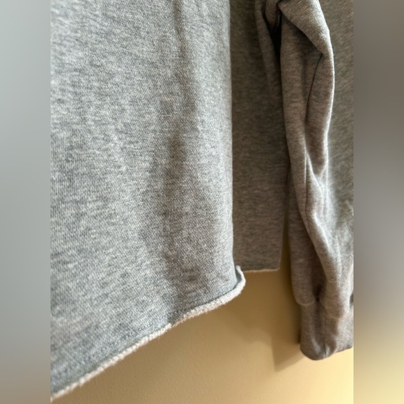 Art Class by Target Girls Cropped Gray Fleece Hooded Sweatshirt Size XXL (18) - Picture 5 of 7